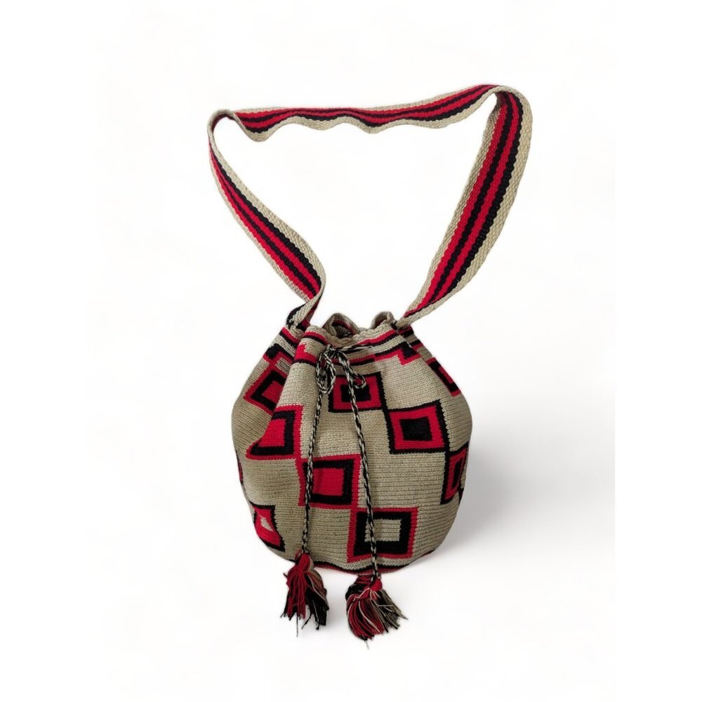 Wayuu Taya Foundation Colombian Knitted Cross Body Bag for Barneys Co-op 422